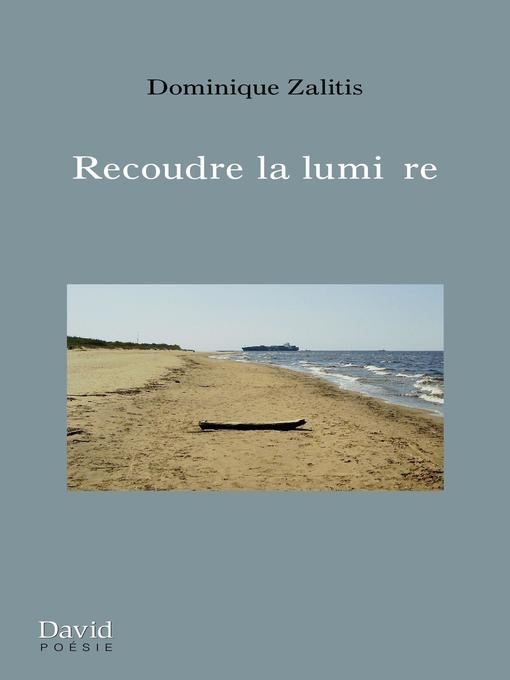 Title details for Recoudre la lumière by Dominique Zalitis - Available